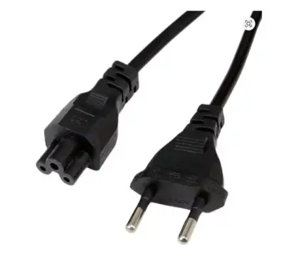Cable de poder trebol 1.5m dblue 3 pines negro - miniatura 2