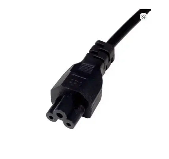 Cable de poder trebol 1.5m dblue 3 pines negro - 4