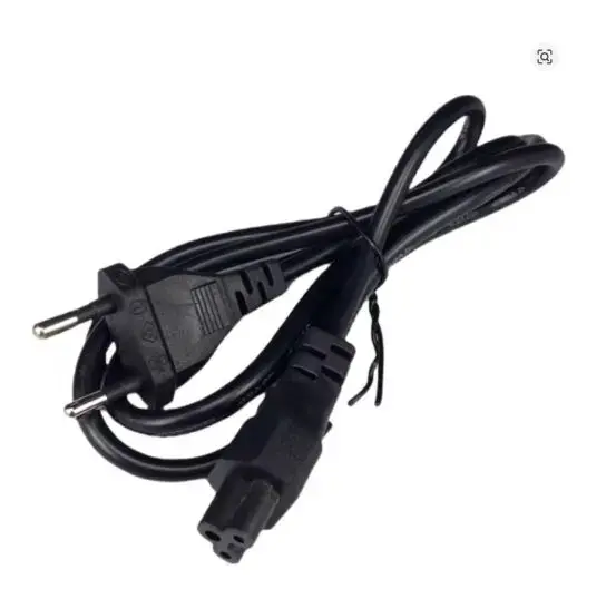 Cable de poder trebol 1.5m dblue 3 pines negro - 5