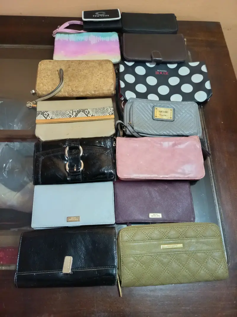 Lote de billeteras y monederos de varias marcas - 1
