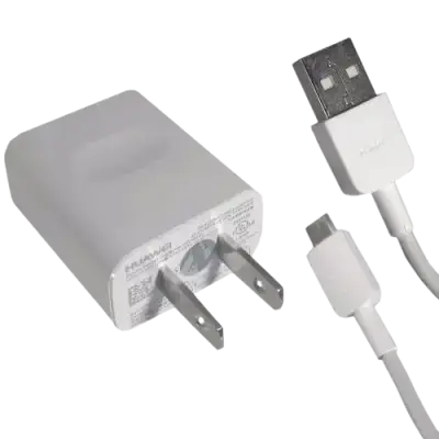 Cargador USB Huawei con cable micro USB - miniatura 1