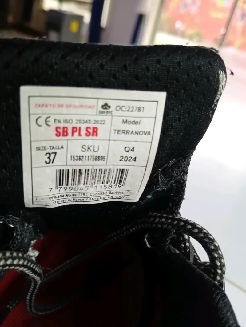 Zapato de seguridad Quebec Terranova talla 37 - 3