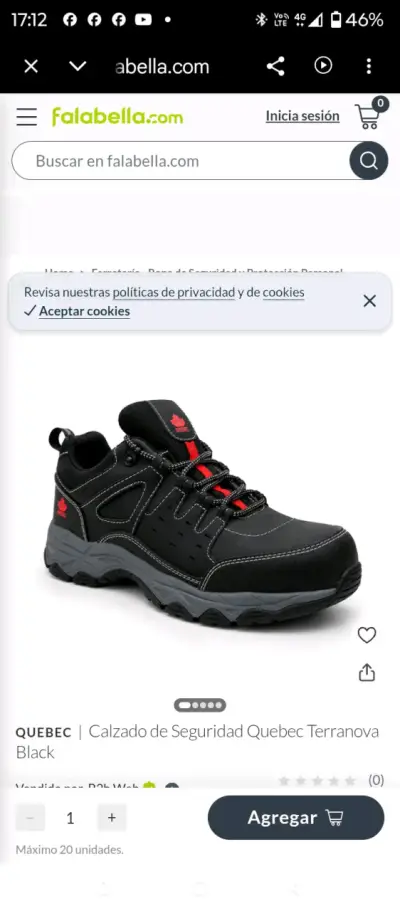 Zapato de seguridad Quebec Terranova talla 37 - miniatura 9
