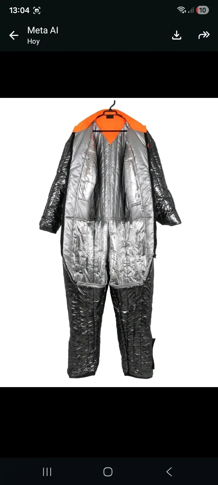 Overol termico de alta visibilidad naranja y gris - 2