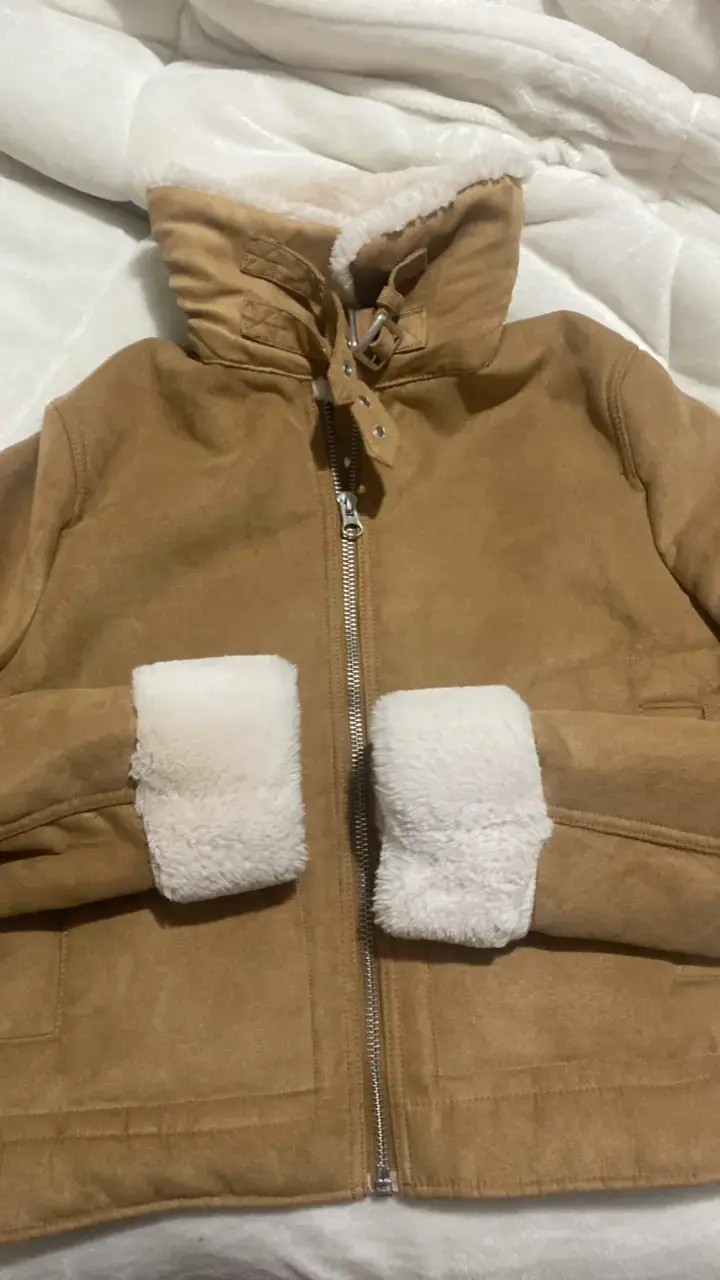 Chaqueta de gamuza con forro de lana sintética - 2