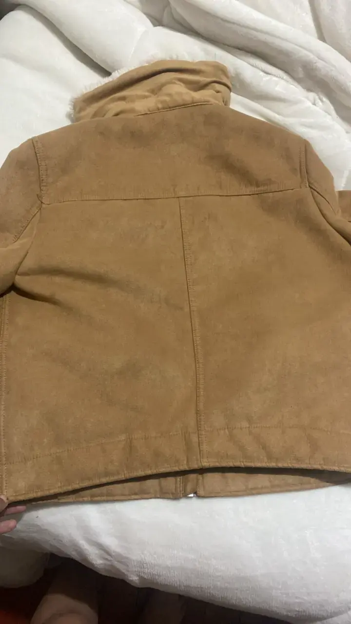 Chaqueta de gamuza con forro de lana sintética - 3