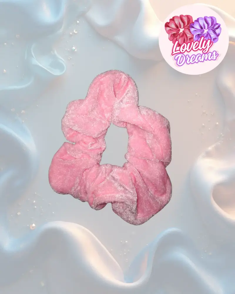 Set de Scrunchies Brillantes Rosados - 2