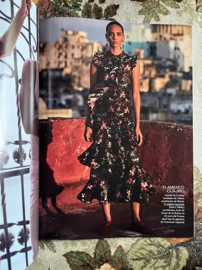 Revista Vogue edición junio 2016 con moda cubana - miniatura 2