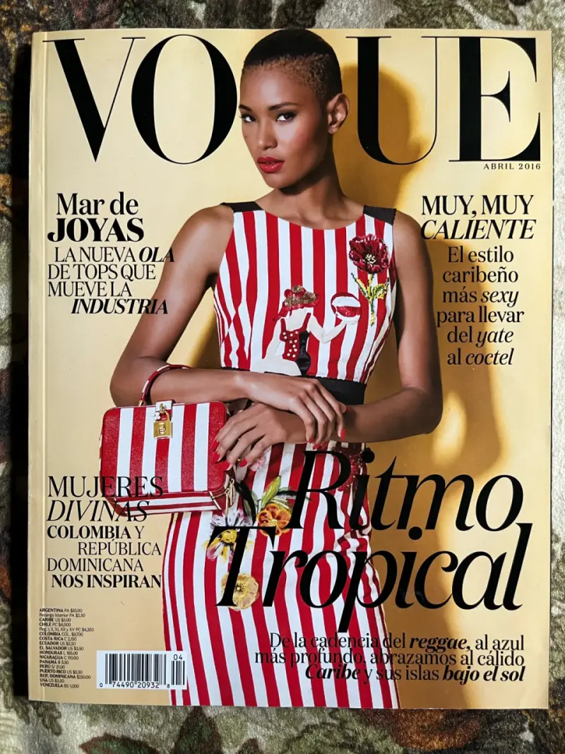 Revista Vogue Abril 2016 con Moda Caribeña - 1