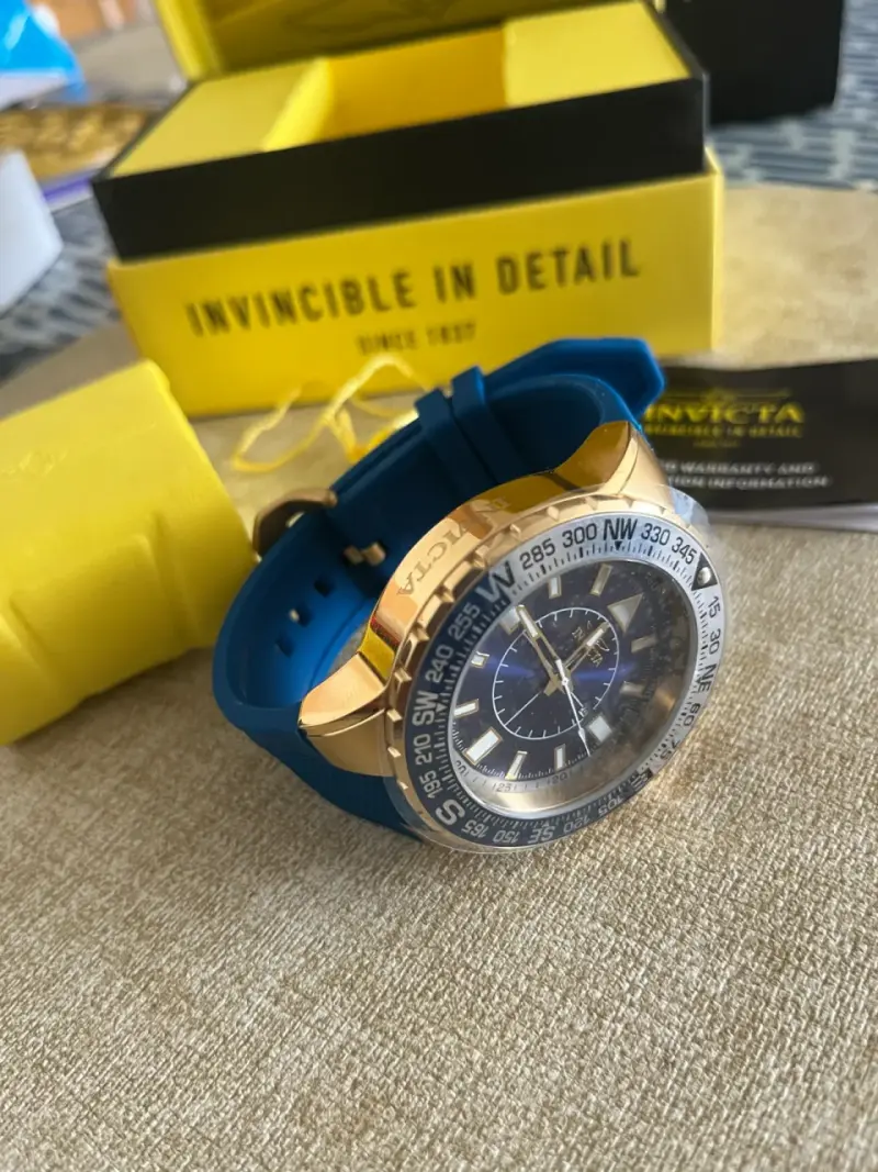 Reloj Invicta Aviator con Correa Azul - 2