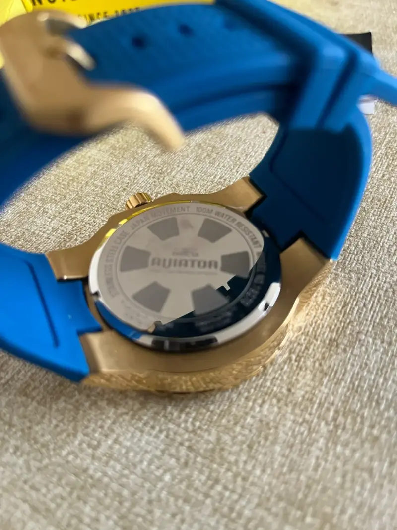 Reloj Invicta Aviator con Correa Azul - 3