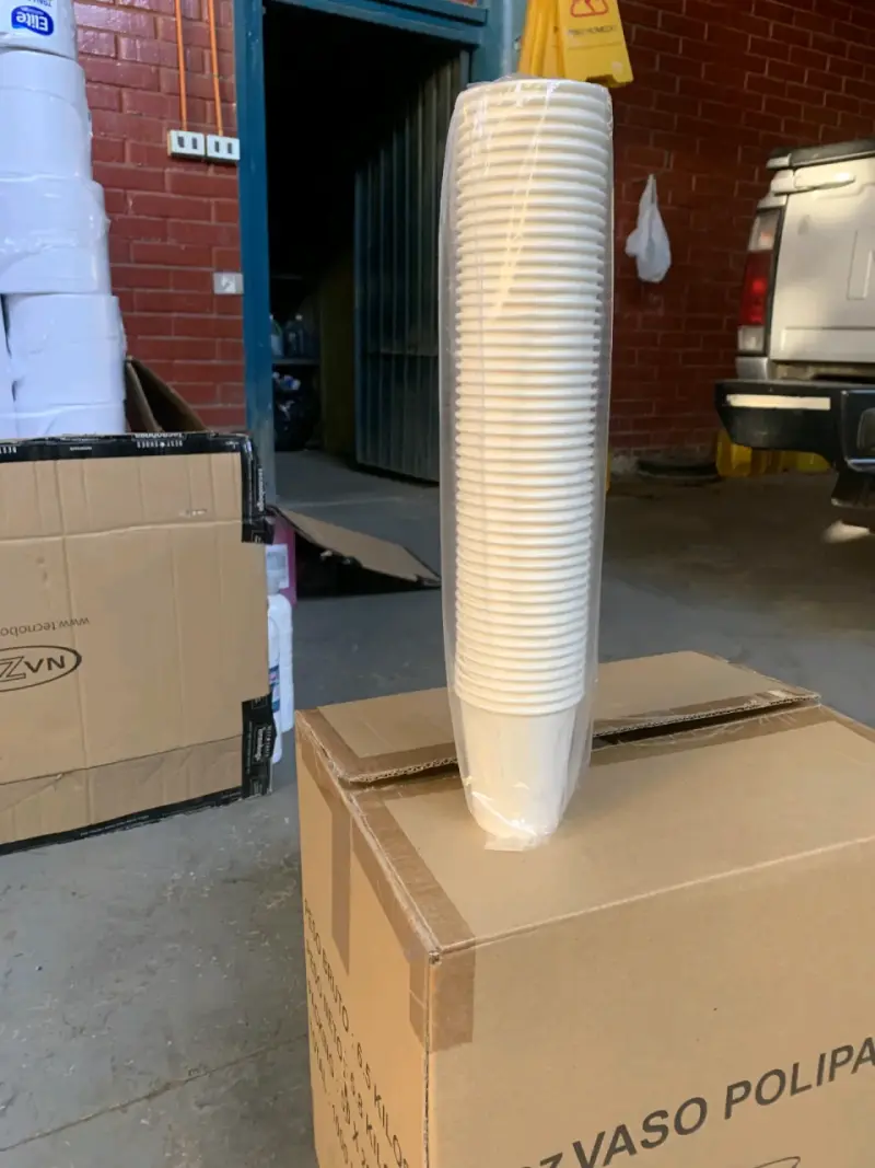 Vasos de polipapel blanco 6oz pack 1000 unidades - 2
