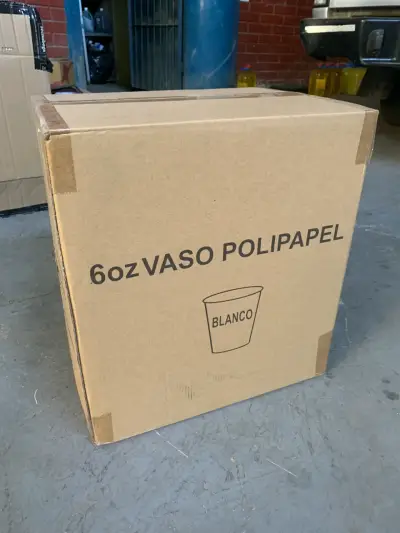 Vasos de polipapel blanco 6oz pack 1000 unidades - miniatura 4