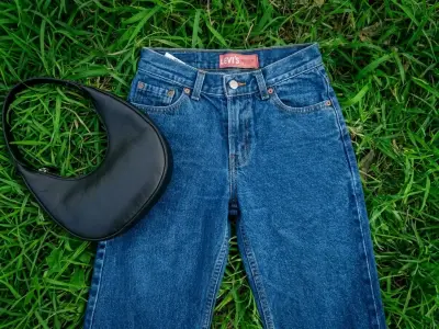 Jeans Levi's 550 36-24 azul clásico para mujer - miniatura 1
