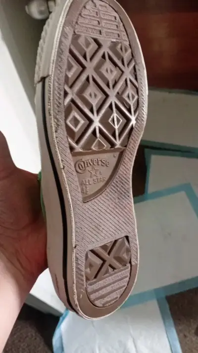Zapatillas Converse All Star verdes sin cordones - miniatura 3