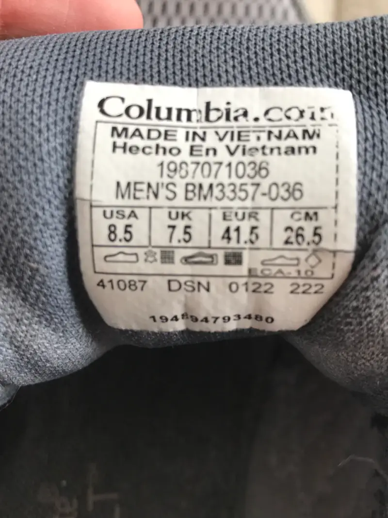 Zapatillas deportivas Columbia grises para hombre - 3