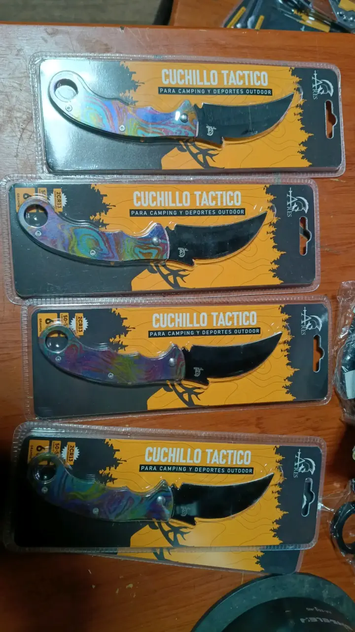 Cuchillo táctico para camping y outdoor Ares