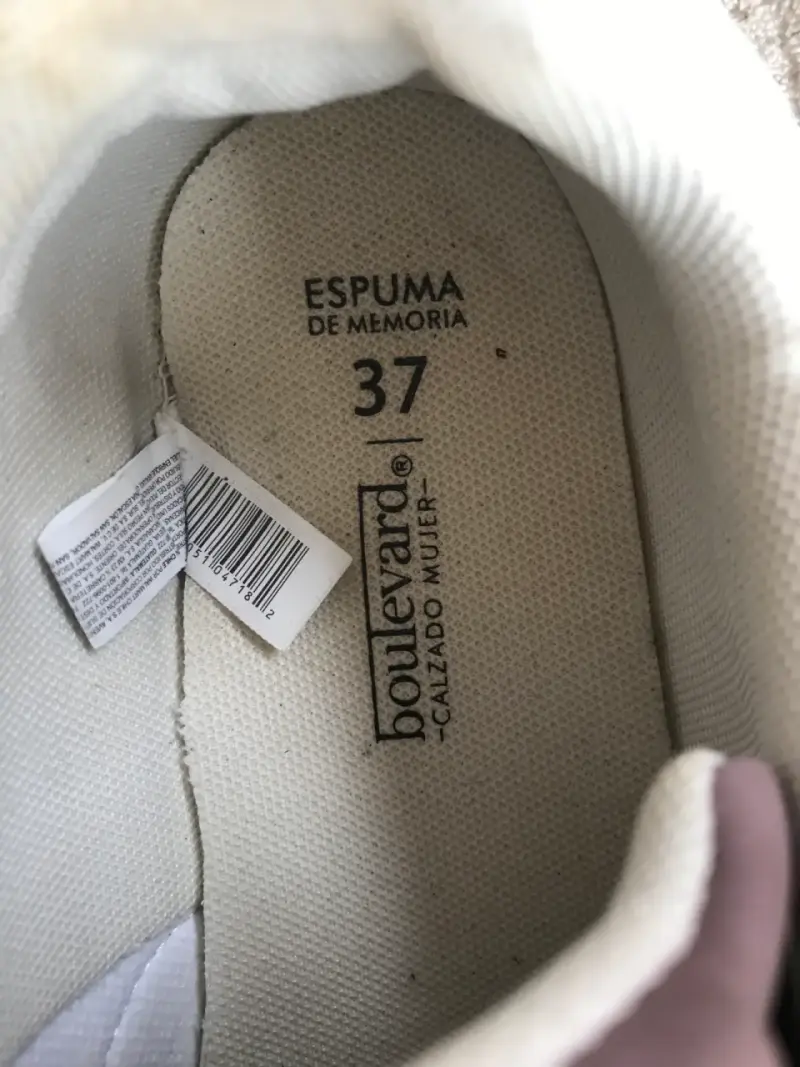 Zapatillas rosadas de mujer Boulevard talla 37 - 3