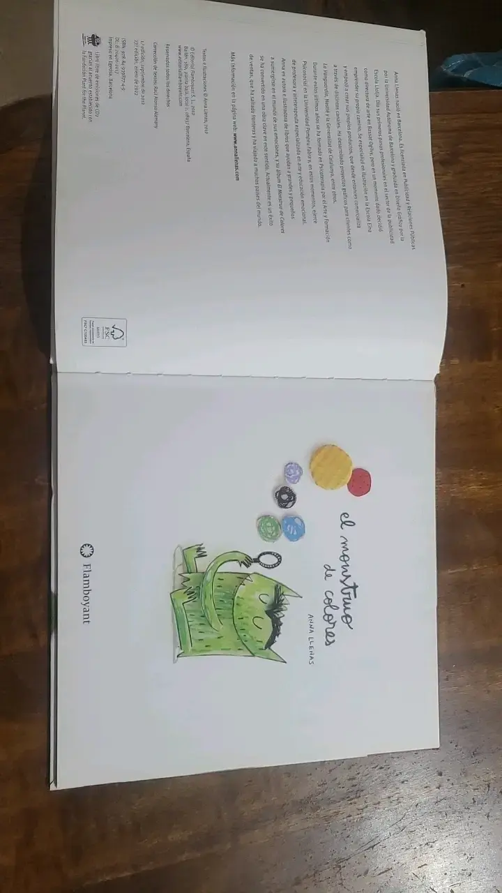 Libro 'El Monstruo de Colores' de Anna Lle - 2