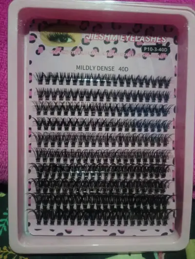 Pestañas postizas Jieshm 40D - miniatura 1