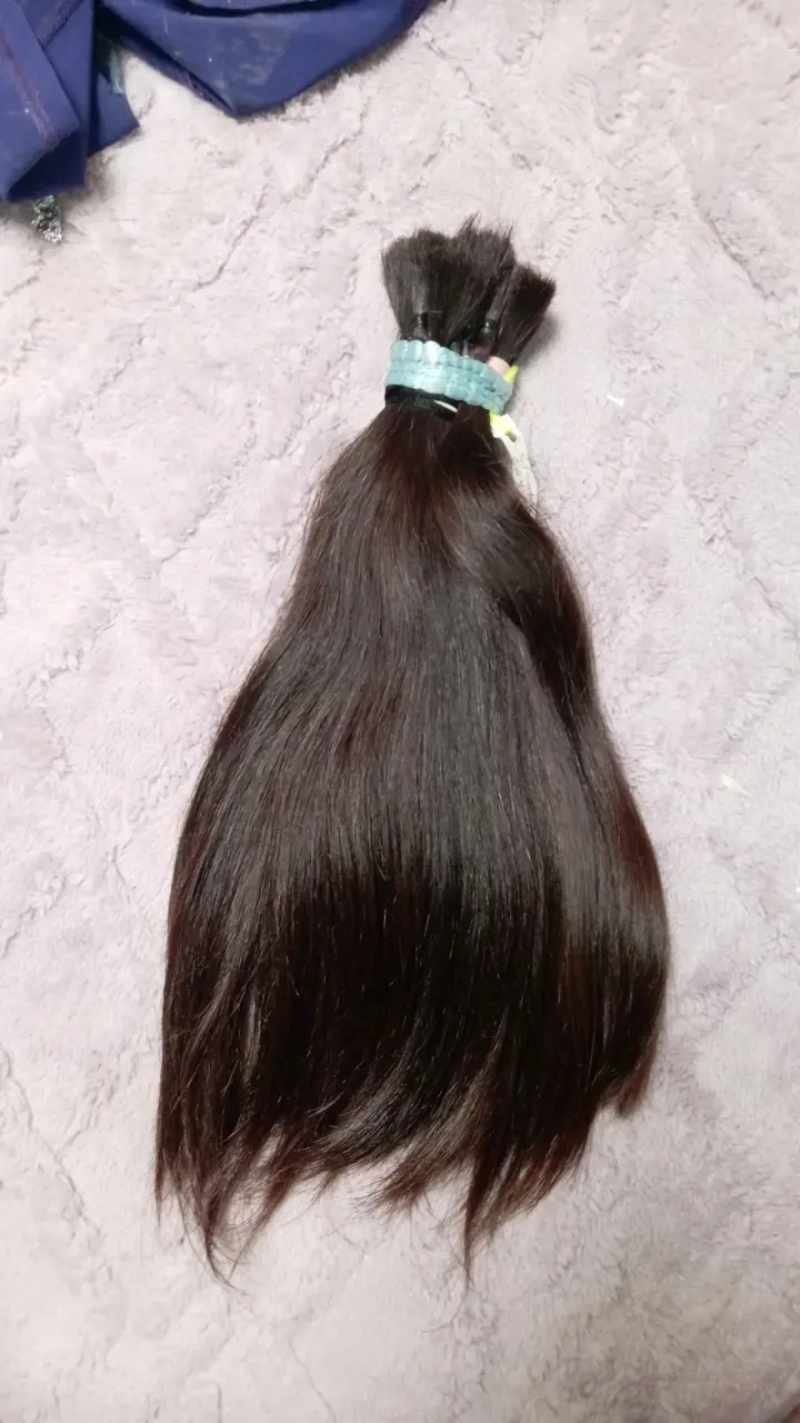 Cola de cabello humano 30-32cm 225g