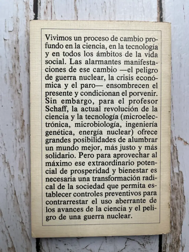 Libro '¿Qué Futuro Nos Aguarda?' de Adam Schaff - 3