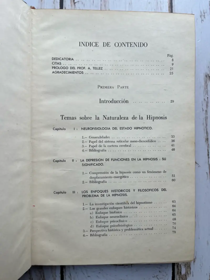 Libro 'Temas de Hipnosis' de Carlos Mariani - 4
