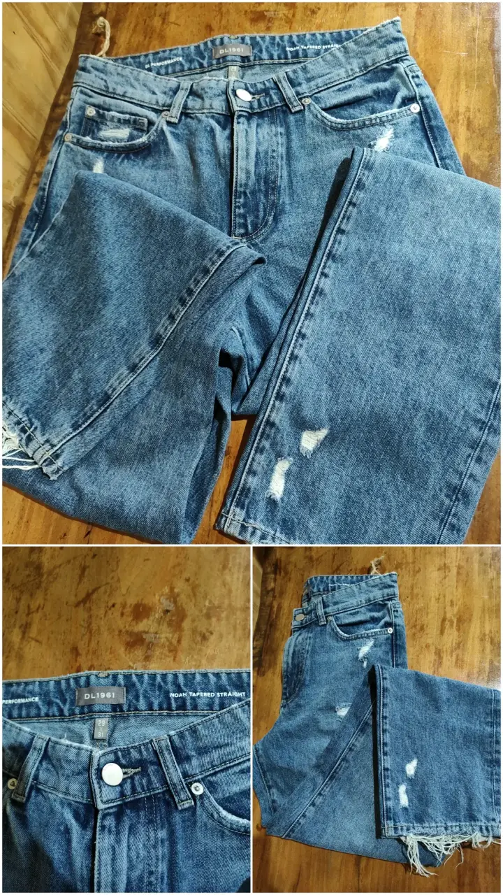 Jeans azules DL1961 Noah Tapered Straight