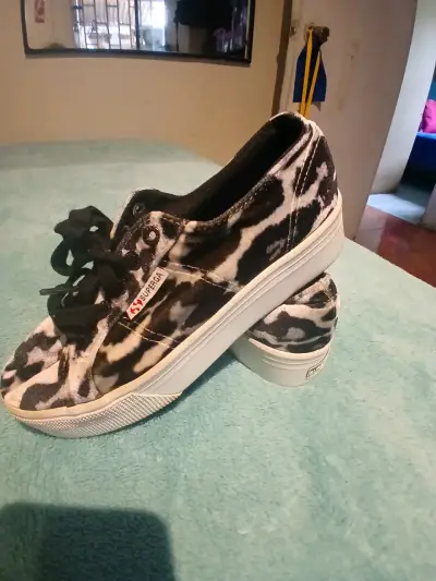 Zapatillas Superga con diseño animal print - miniatura 1