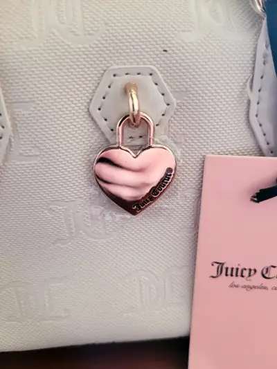 Bolso Juicy Couture Angel Mini Speedy Blanco - miniatura 3