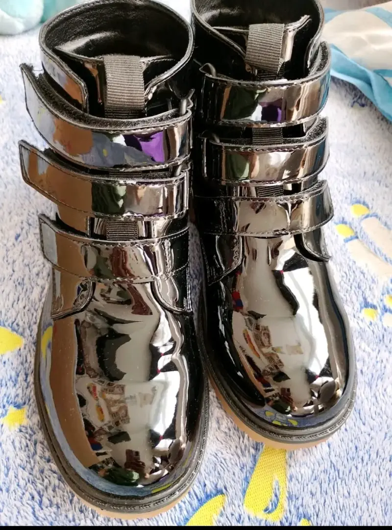 Botas negras de charol para niños Colloky - 2