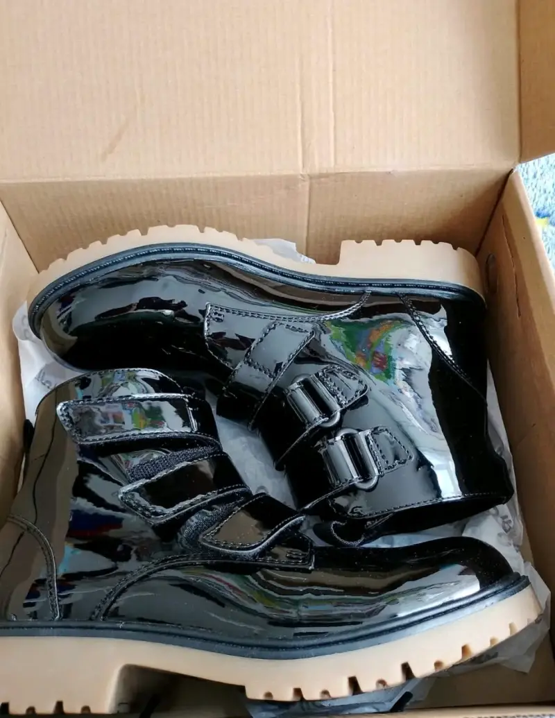 Botas negras de charol para niños Colloky - 3