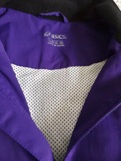 Chaqueta deportiva morada Asics unisex - miniatura 2
