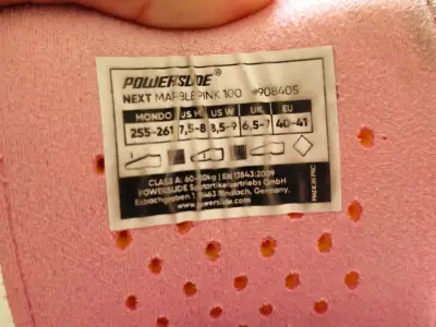 Patines en línea Powerslide Next Marble Pink 100 - miniatura 3
