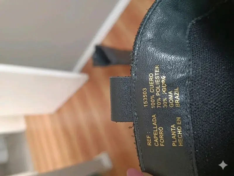 Botas vaqueras de cuero negro para mujer - 2
