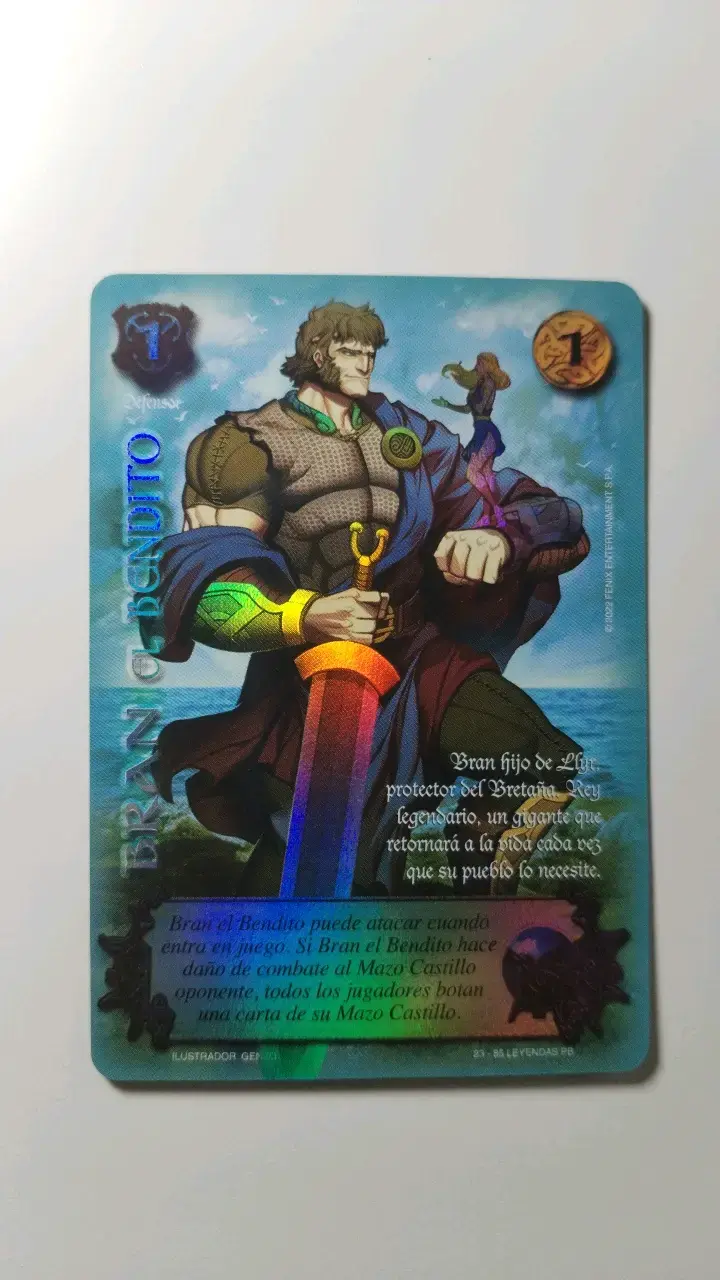 Carta coleccionable Bran el Bendito