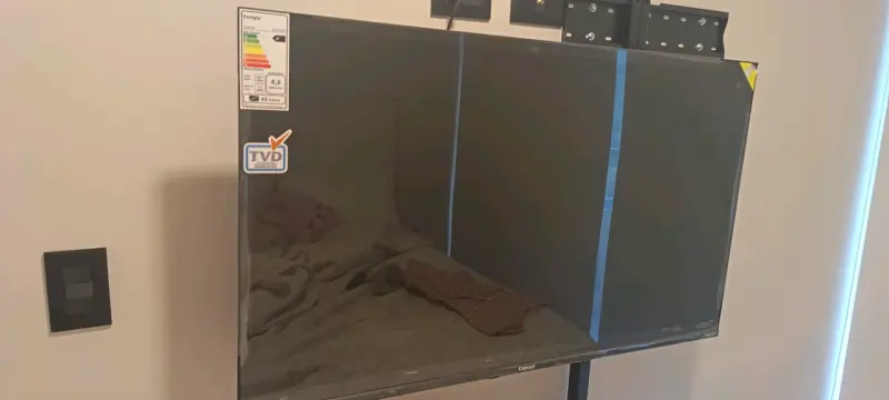 Televisor LED de 43 pulgadas con soporte - 1