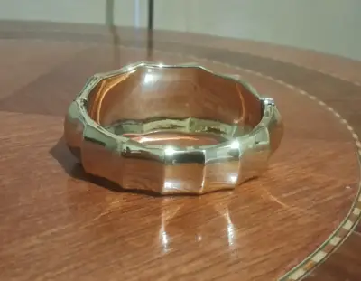 Brazalete Beige y verde turquesa - miniatura 2