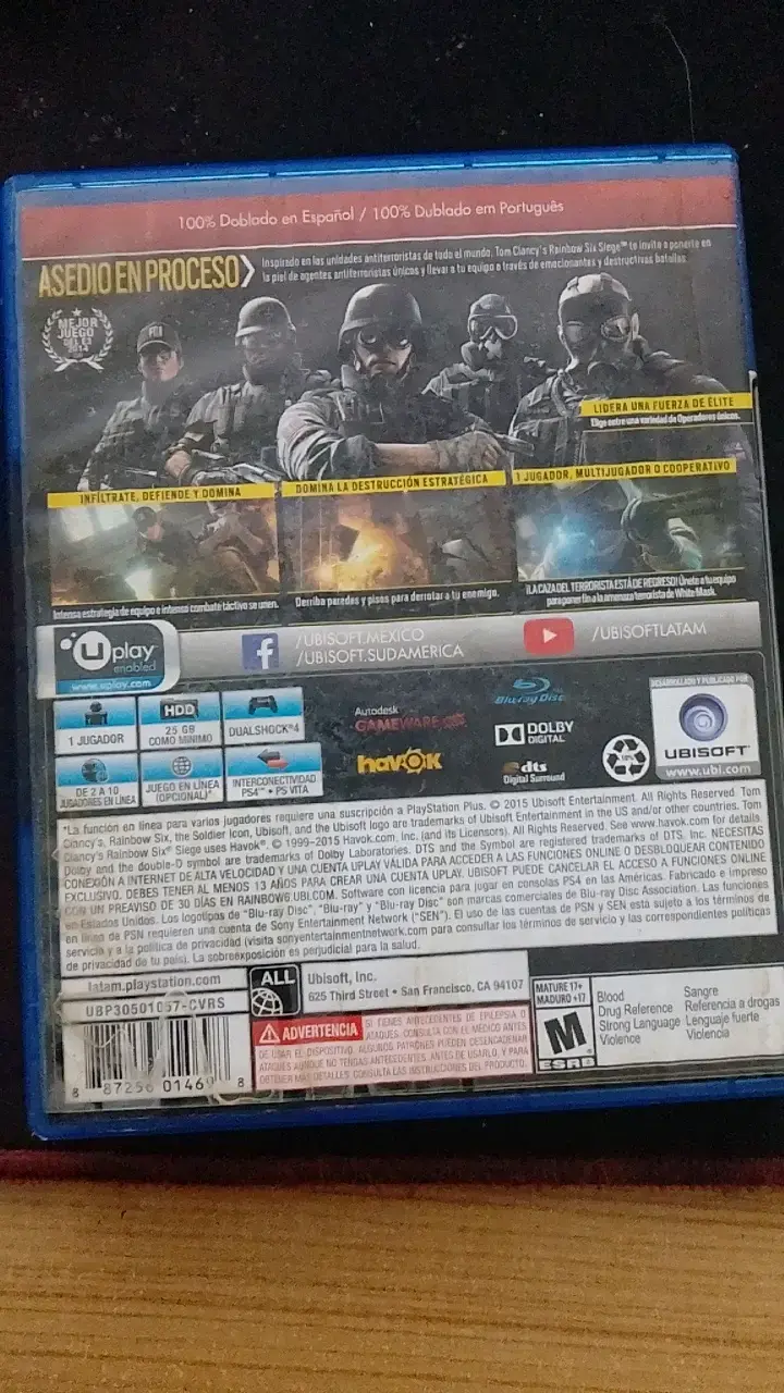 Juego PS4 Tom Clancy's Rainbow Six Siege - 2