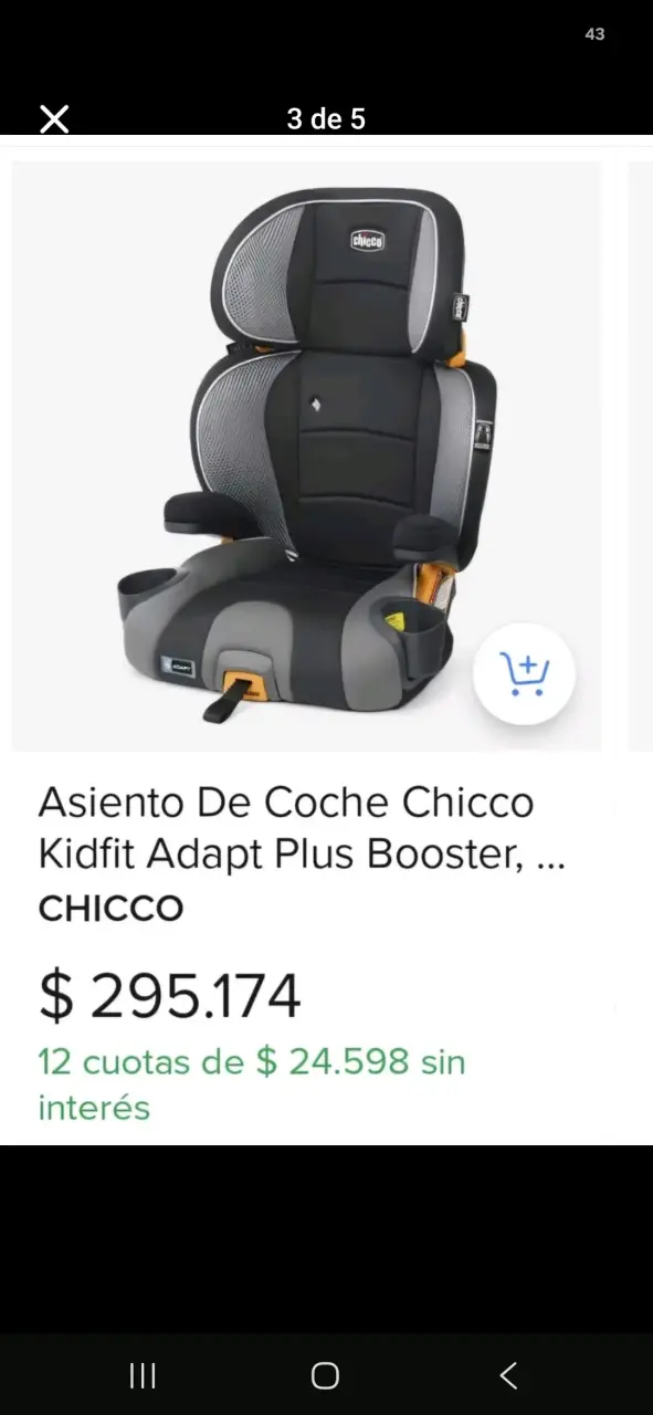 Asiento de coche Chicco Kidfit Adapt Plus - 3