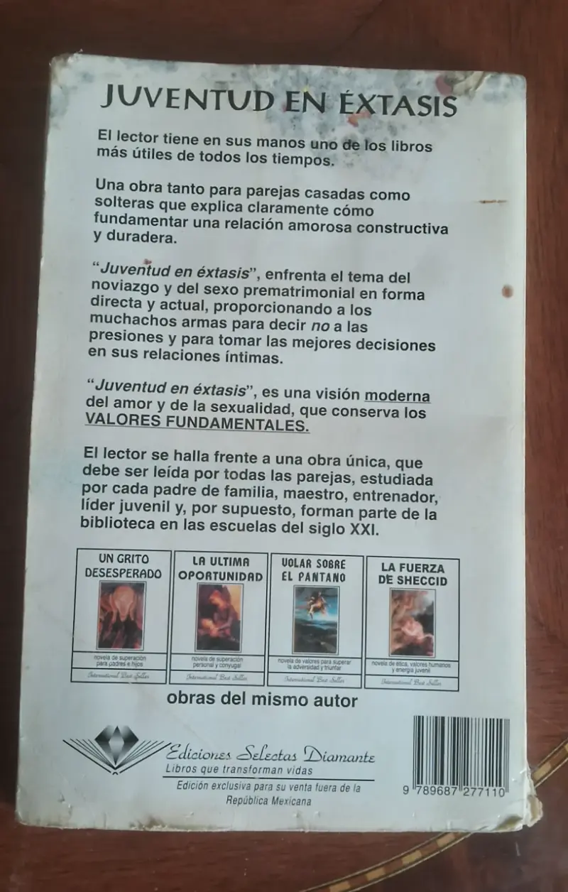 Libro Juventud en Éxtasis de Carlos Cuauhtémoc Sánchez - 2