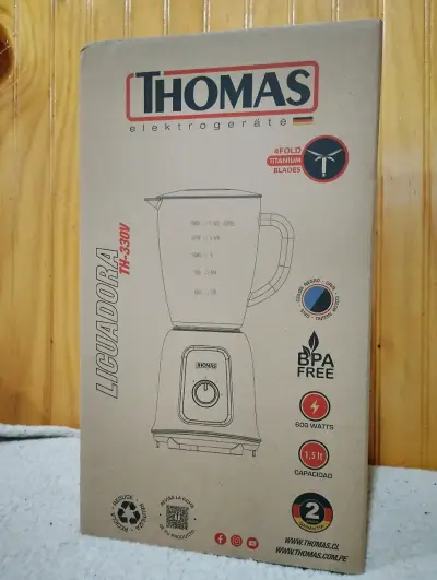 Licuadora Thomas TH-330V 1.5L Negra - miniatura 1