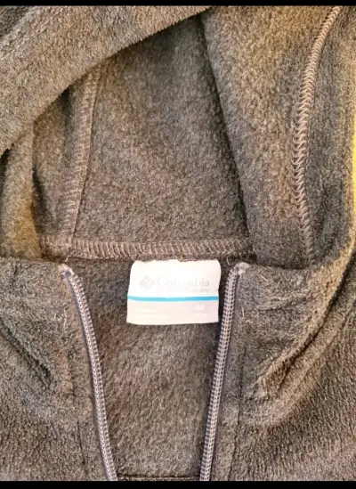 Polerón de polar gris con capucha Columbia Niño M - miniatura 2