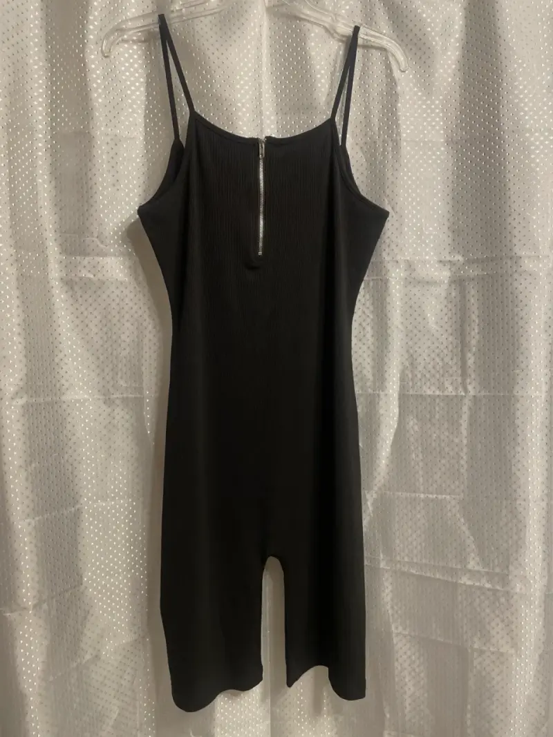 Pantalones negros a cuadros para mujer - 2