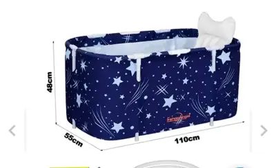 Tina plegable con diseño de estrellas - miniatura 1