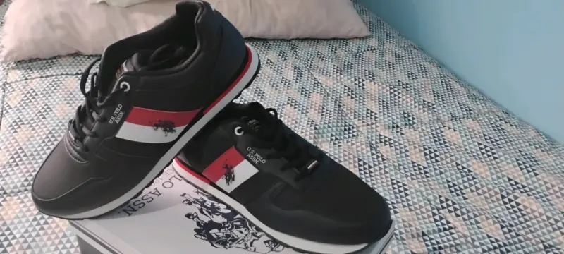 Zapatillas deportivas negras U.S. Polo Assn. - 4
