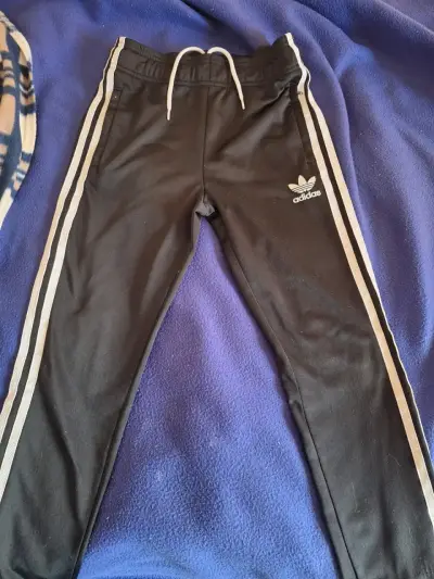 Pantalones deportivos negros Adidas De niño - miniatura 1