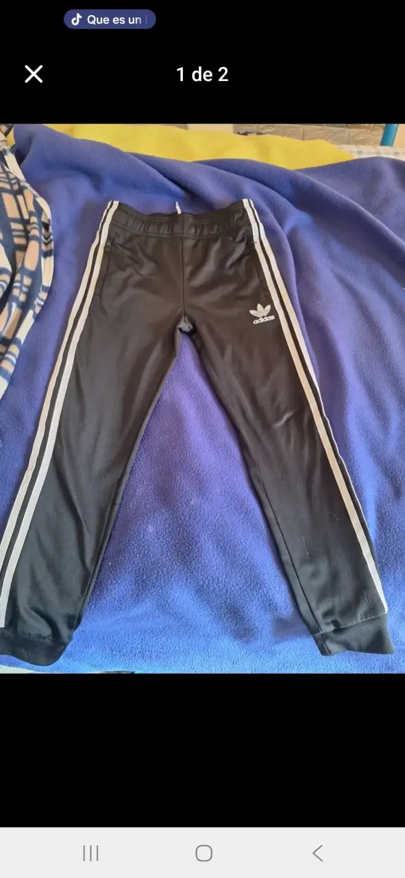Pantalones deportivos negros Adidas De niño - 2