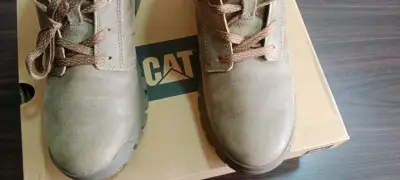 Botas Caterpillar marrones de cuero para hombre - miniatura 5
