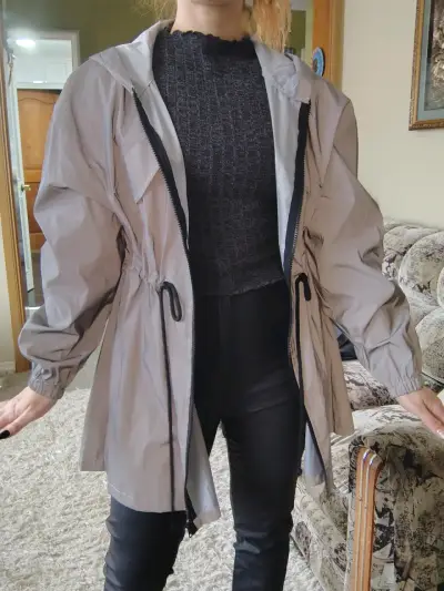 Parka impermeable reflectante para mujer - miniatura 1